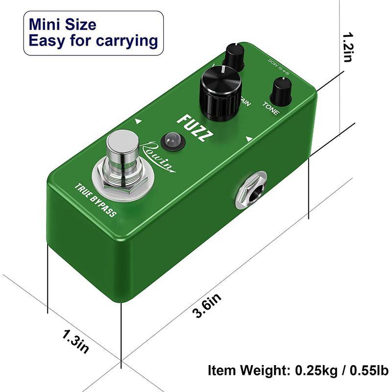 Rowin Analogアナログ ファズFUZZ ギターエフェクトペダルLEF-306