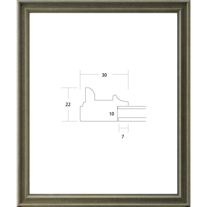 デッサン用額縁 木製フレーム 水彩額縁 珠七市型デッサン カンソン-