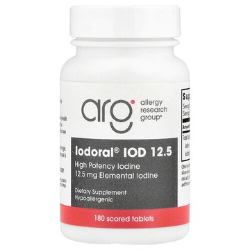 Optimox, Iodoral® IOD 12.5，12.5 毫克，180 帶刻痕片