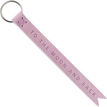 《RADER》長型皮標鑰匙圈(月球往返)