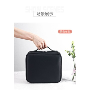 手提式多隔層旅用收納包 示意圖不含包包內商品 盥洗包 化妝品分裝袋 旅行化妝包 出國打包袋  小麥購物 【L333】