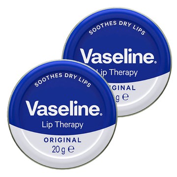 Vaseline 凡士林 圓鐵罐護唇膏-原味 20g  2件