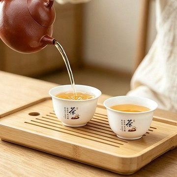 【臺灣出貨 免運】高檔一次性茶杯加厚耐高溫防燙手功夫喝茶杯待客品茗杯子戶外茶具