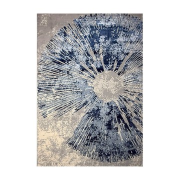 索坦地毯-200x290cm (客廳地毯 大地毯 短毛地毯 吸音 抗汙 防潑水 藍色 自然風) 無