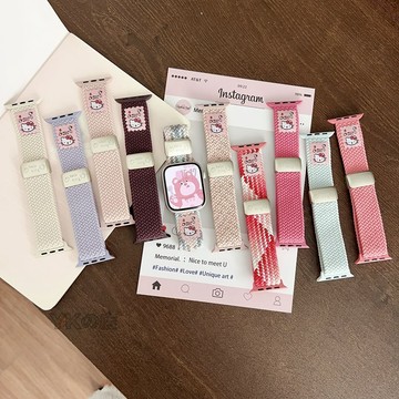 編織磁吸款 適用於 Apple Watch 7 8 9 S10代 蘋果錶帶 45 49 46 44 42 40 41mm