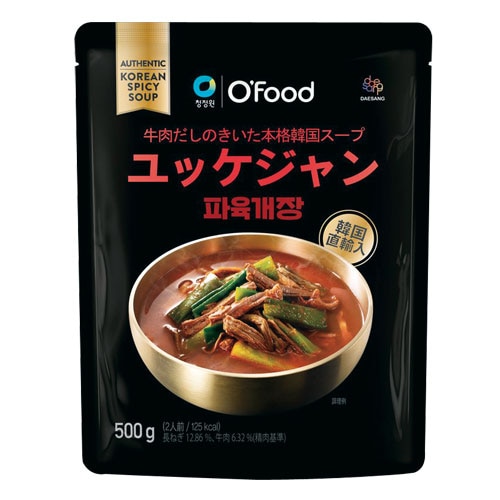 清浄園 O’food ネギユッケジャン(500g 辛さ2) レトルト 韓国スープ