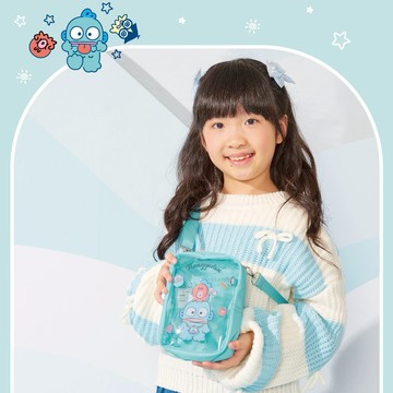 生日幸運禮✨【IMPACT】怡寶 | 人魚漢頓Hangyodon 透明側背包 #淺藍