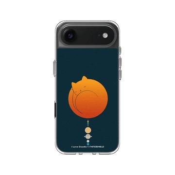 iPhone Air Clear Case（相機按鈕） 透明 - ilovedoodle (Lim Heng Swee) - Cat Landscape - The Solar System 貓咪太陽系