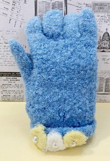 【震撼精品百貨】日本精品百貨 日本禦寒魔術針織套(素面)-藍#54222 震撼日式精品百貨