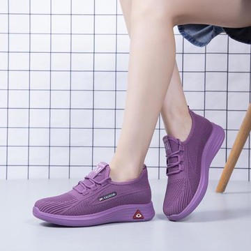 新款老北京布鞋女鞋休閑單鞋透氣防滑運動鞋舒適軟底媽媽鞋健步鞋