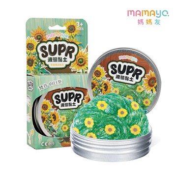 【mamayo】液態黏土奇幻系列-梵谷向日葵(仙蹤綠/紓壓玩具/史萊姆/黏土玩具/安全無毒)