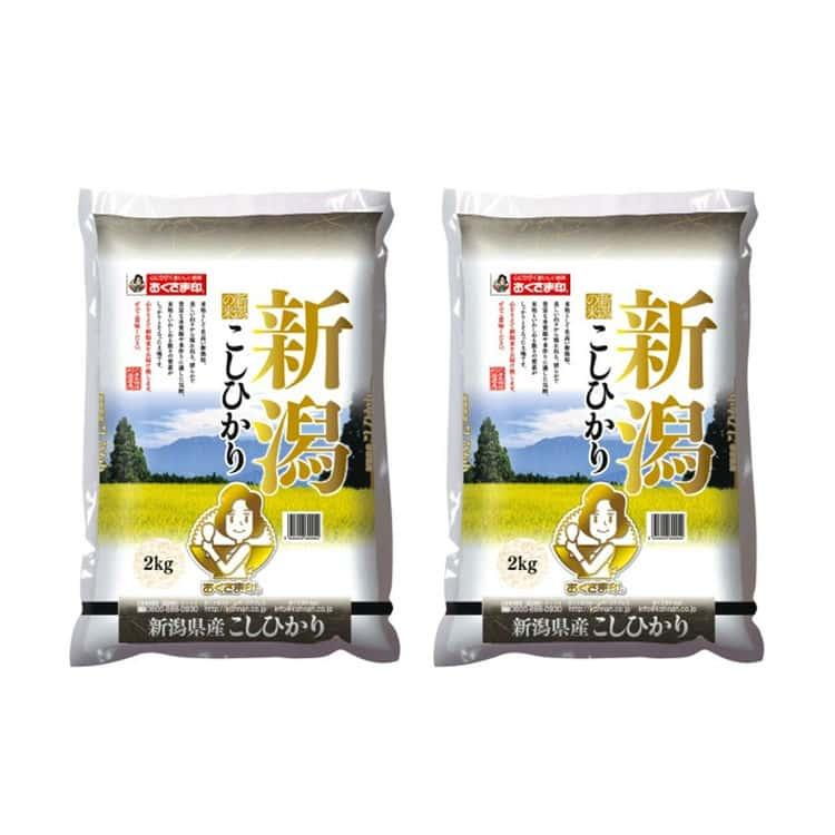 新潟県産 コシヒカリ 2kg×2 ※離島は配送不可