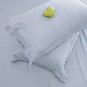 翔仔居家 x Sybil-Ho聯名款 80支天絲棉 枕套組(2入)【夏夢日記】信封式枕套 枕頭套 天絲棉枕套 刺繡 素色