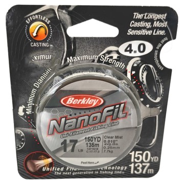 Berkley 貝克力 NanoFil 奈晶線  白色  150yd  1個