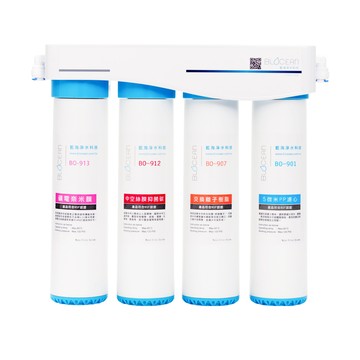 BLOCEAN BO-8112 Pro 雙倍抑菌專業級淨水系統 + BO-507S 台灣製造無鉛304不鏽鋼龍頭