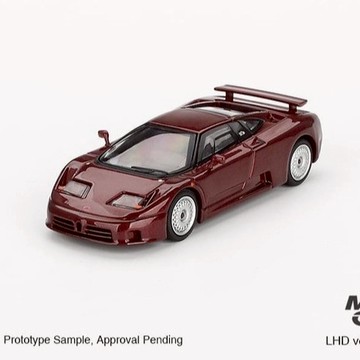 【東海模型】MINIGT 1/64 布加提 Bugatti EB110 GT 金屬暗紅 MGT00806-L