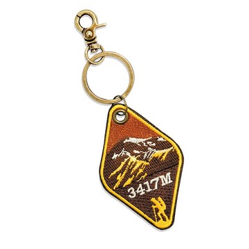 【台灣百岳刺繡鑰匙圈】合歡山 Mt. Hehuan