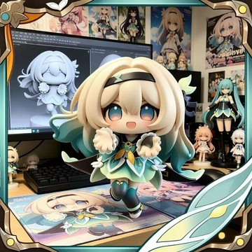 站姿-Q版小流螢【日版】進口品質 二次元潮玩手辦模型周邊雕像DOD生日禮物 禮物