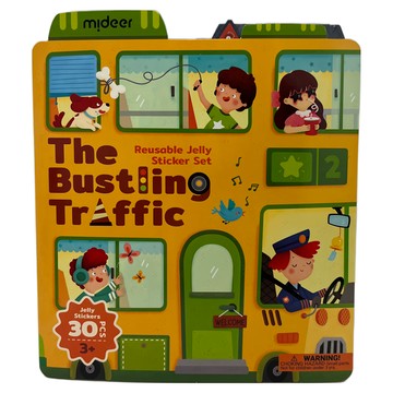 mideer 益智果凍貼紙書 活力交通城 MD-1245 3歲以上  1本