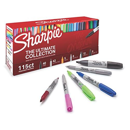 Sharpie パーマネントマーカー アルティメットコレクション 細字 極細ポイント アソートカラー