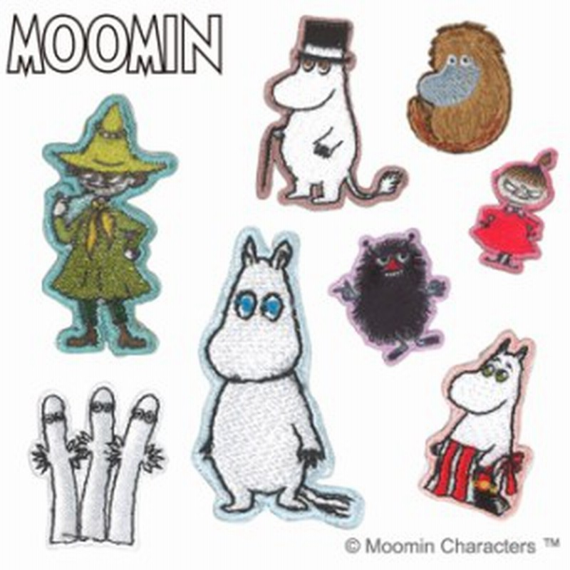 ワッペン Moomin ムーミン ミニワッペン アイロン シール かわいい 刺繍 キャラクター マーク プレゼント 服 通販 Lineポイント最大1 0 Get Lineショッピング