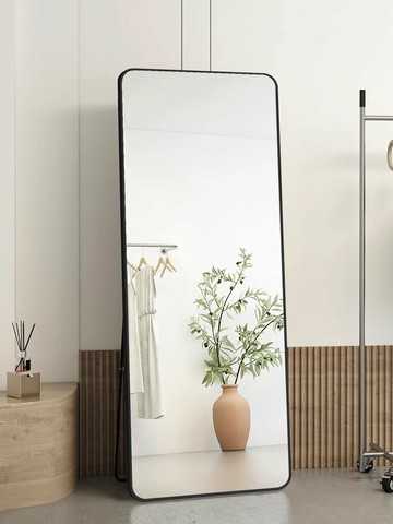 鏡子穿衣落地鏡家用全身試衣掛墻直播專用高級感立體壁掛換衣/全身鏡/穿衣鏡/試衣鏡/衣帽鏡/化妝鏡/大鏡子/鏡子