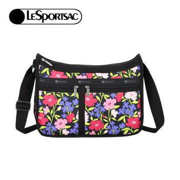 Lesportsac Deluxe Everyday Bag 經典奢華斜背包 側背包 通勤旅行包 新春換新 送禮 女包 男包-絢麗花語