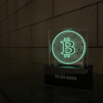 客製化禮物 手工製作字燈【比特幣】Bitcoin LED neon霓虹燈