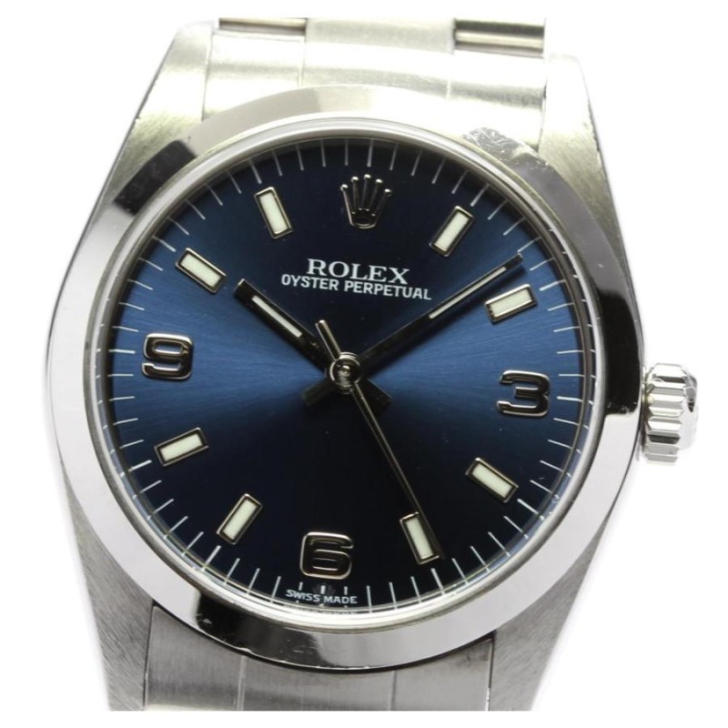 保証書付☆【ROLEX】ロレックス オイスターパーペチュアル 77080 ...