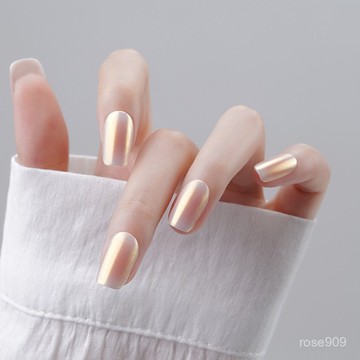 💟加一手工甲💅🏻春夏爆款粉彩色出遊穿戴甲24片工廠美甲店擺攤創業帶美甲配件純手工穿戴甲 XCWU