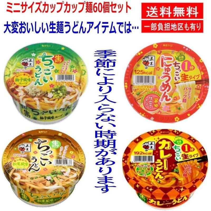 カップ麺 東洋水産 日清食品 サンヨー食品 ヒガシフーズ エースコック ミニサイズ 大集合 60食セット おまけ付