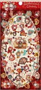 【震撼精品百貨】 Sentimental Circus_憂傷馬戲團~SAN-X 栗鼠裁縫店貼紙*81647