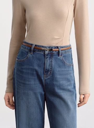 簡約方形金屬頭皮帶