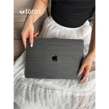 M5木紋2025款macbookair保護殼13寸M4適用蘋果筆記本電腦殼macbookpro保護套14寸m2皮質16透明M3外殼15M1軟