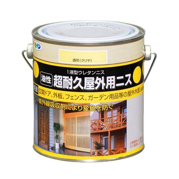 Asahipen 【日本】木製品超耐久室外防變色防腐清漆 亮光型 0.7L