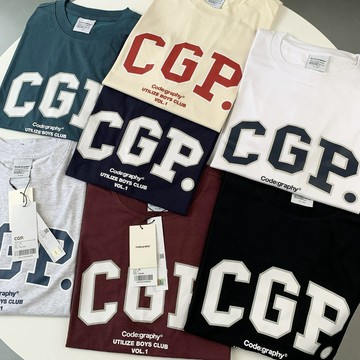 【台現】Code graphy 短袖  hoshi同款 老虎頭 CGP 短T 短踢 短TEE 純棉 男女同款 韓國代購