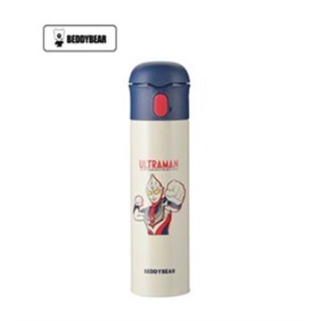 【BEDDYBEAR】中透彈跳保溫杯 480ml-一拳迪迦