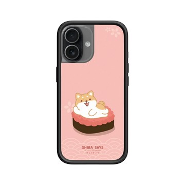 iPhone 17 Mod NX -邊框背蓋組合 (相機按鈕) 黑 - 柴語錄 Shiba Says - 廢柴鮭魚卵