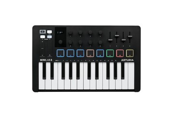 Arturia MiniLab 3 Black Edition主控鍵盤（黑色）