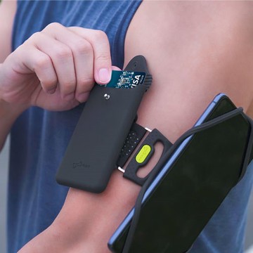 【Bone蹦克官方】運動口袋套 可裝在跑步臂帶上 手機支架上 口袋套 卡片套 run tie