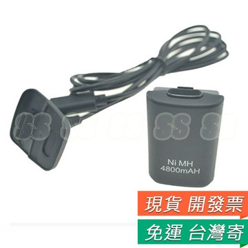 XBOX360 無線手把電池+充電線 手把 xbox360 手把同步充電線 4800mAh電池 充電電池 360充電線