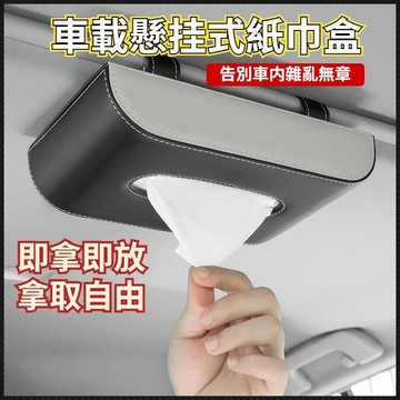 車載懸掛式紙巾盒 車載紙巾盒 車用收納 專屬車標車用面紙盒 椅背掛式 汽車內飾改裝 防水耐磨 通用型車用必備