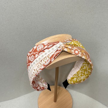 拼接小碎花 | 交叉髮箍