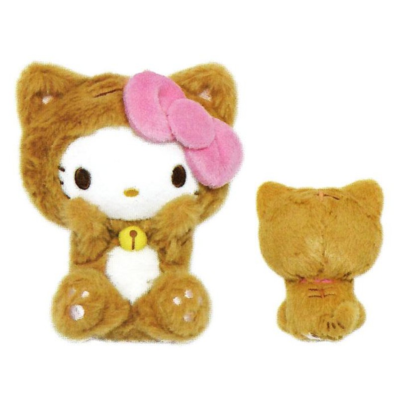 キティちゃん着ぐるみキーホルダー ハローキティ ネコ 着ぐるみ風 マスコット ぬいぐるみ