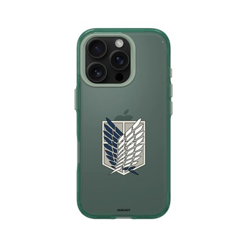 iPhone 16 Pro Clear 憂墨綠 - 進擊的巨人 Attack On Titan - S2&S3 - 自由之翼