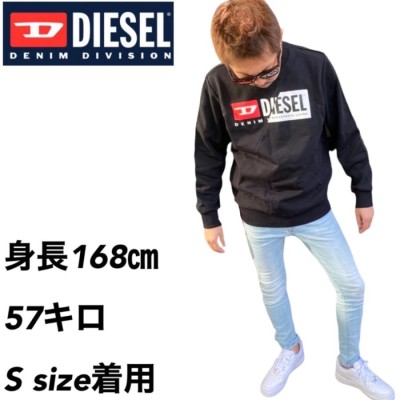 トレーナー DIESEL ディーゼル A00349 ブラック サイズM