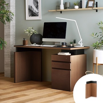 KOIZUMI NESTIS桌腳L左KWL-77胡桃 W30*D50*H70 cm