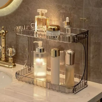 APP下單享點數9% 亞克力透明桌面置物架化妝品收納架收納盒架子多層收納架