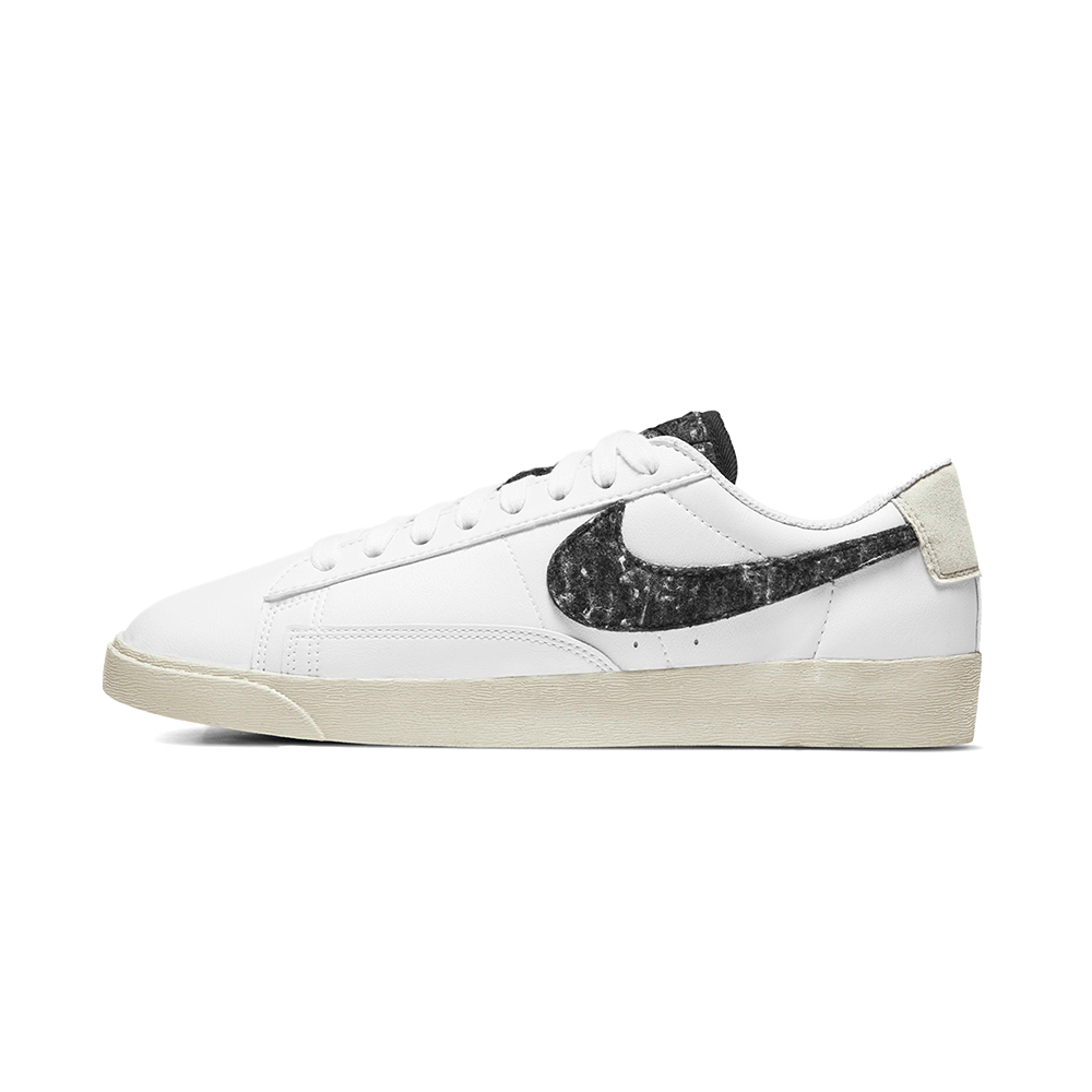 Nike W Blazer Low SE 女鞋 白黑 基本 簡約 皮革 休閒鞋 DA4934-100