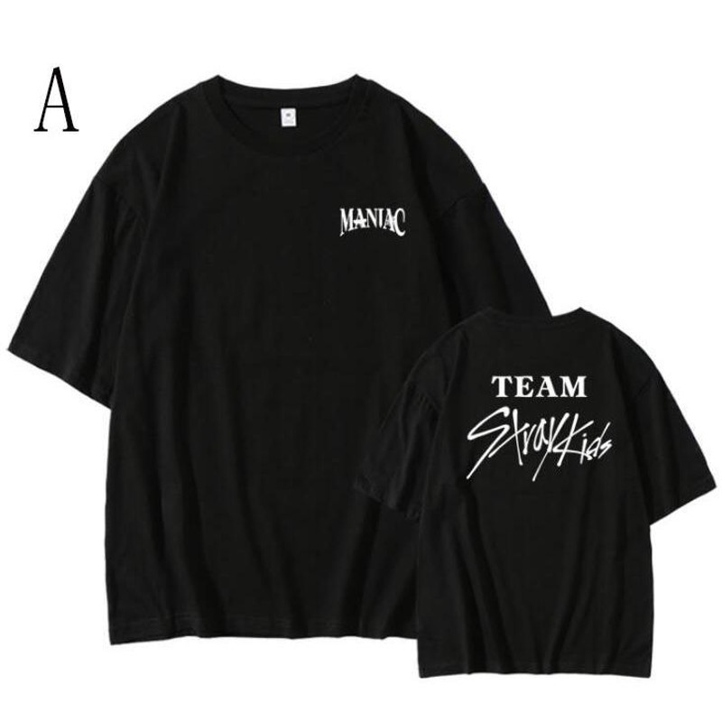 2023新入荷 StrayKids MANIAC 韓流グッズ 半袖Tシャツ 春夏 コート